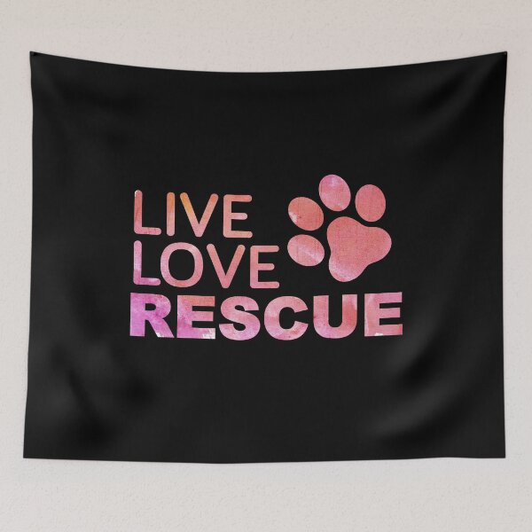 Item preview, Cute Live Love Rescue Dog Paw designed and sold by Marstore.