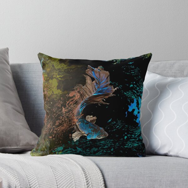 Item preview, Fighter fish III // fluid digital abstract artwork  designed and sold by Dorota Nowacka.