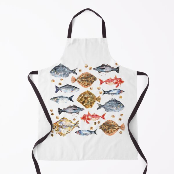 Item preview, Watercolour fish pattern designed and sold by hlclarkillo.