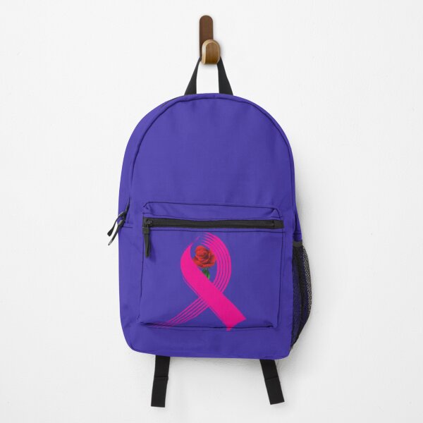 Item preview, Red Rose with Pink Ribbon - Breast Cancer Awareness designed and sold by Cancer Support Regal Studio.