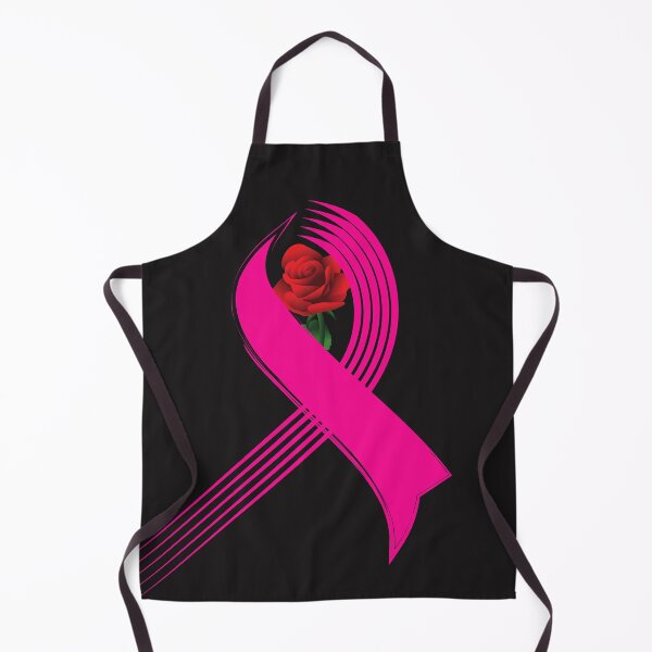 Item preview, Red Rose with Pink Ribbon - Breast Cancer Awareness designed and sold by Cancer Support Regal Studio.