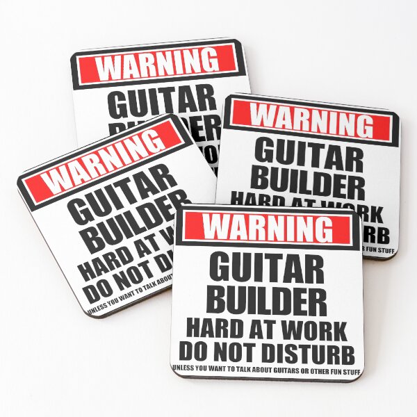 Item preview, Warning Guitar Builder Hard At Work Do Not Disturb designed and sold by cmmei.