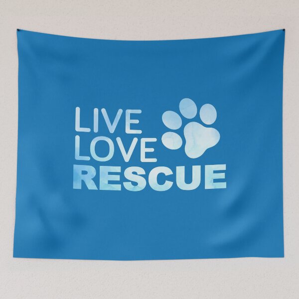 Item preview, Live Love Rescue Dog Paw designed and sold by Marstore.