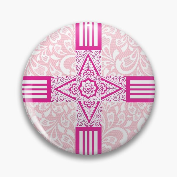Item preview, A Cross (Pink, White) designed and sold by JazzPWall.