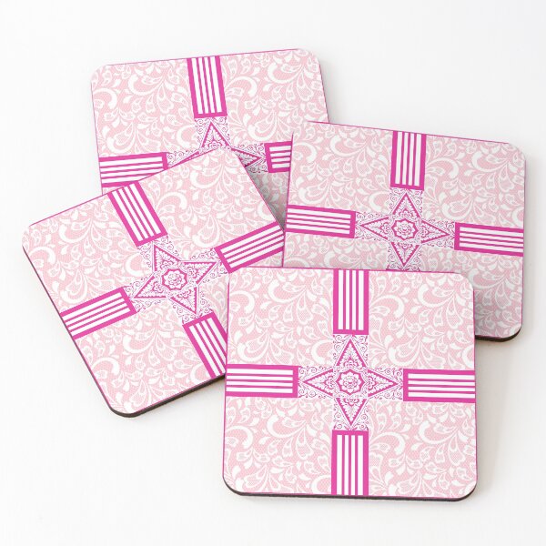 Item preview, A Cross (Pink, White) designed and sold by JazzPWall.
