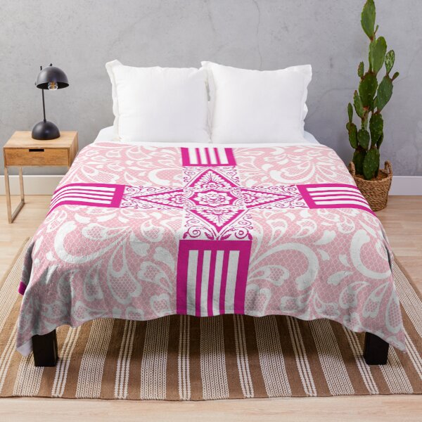 Item preview, A Cross (Pink, White) designed and sold by JazzPWall.