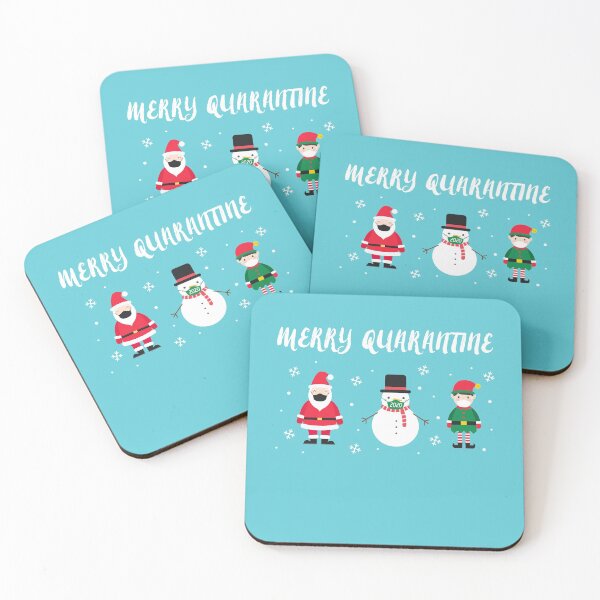Item preview, 2020 Merry Quarantine Christmas Xmas Pandemic Holiday Gift Family Pajamas PJ's Quarantined Christmask designed and sold by gkao.
