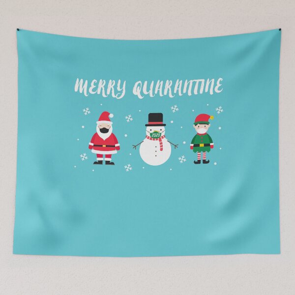 Item preview, 2020 Merry Quarantine Christmas Xmas Pandemic Holiday Gift Family Pajamas PJ's Quarantined Christmask designed and sold by gkao.