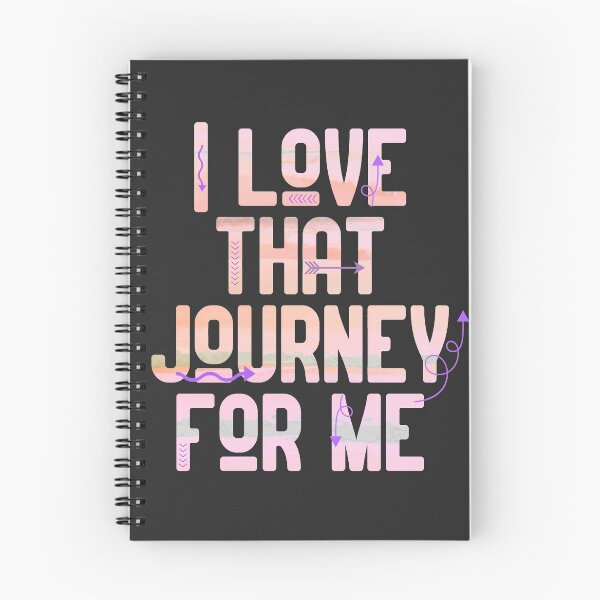 Item preview, "I love that journey for me" - Alexis Rose, Schitt's Creek / in pink and purple designed and sold by Threethreethree.
