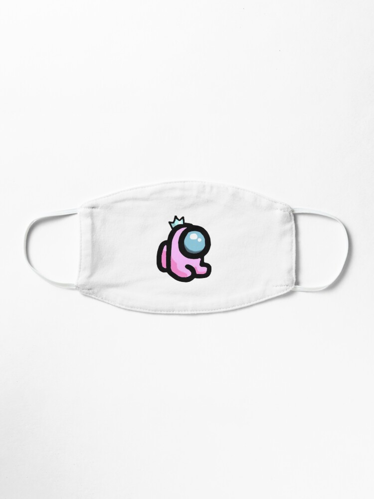 Mini Crewmate Among Us Baby Pink Mask By Reyasstudio Redbubble