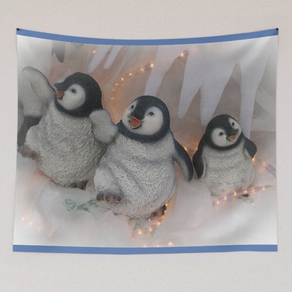 Item preview, Three jolly Christmas penguins designed and sold by LindaCooke.