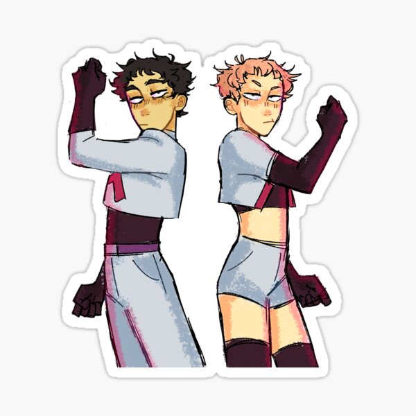 Haikyuu TO THE TOP Stickers - Daishou Suguru, Hoshiumi Kourai