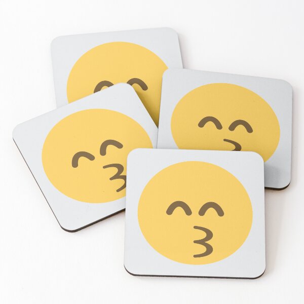 Item preview, Kissing Face With Smiling Eyes designed and sold by Stitchmoji.