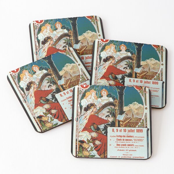 Item preview, retro fete federale de chant berne designed and sold by CorasPosters.