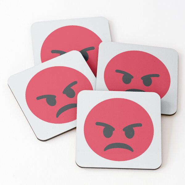 Item preview, Red Angry Face designed and sold by Stitchmoji.
