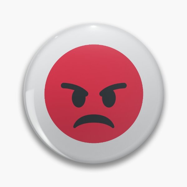 Item preview, Red Angry Face designed and sold by Stitchmoji.