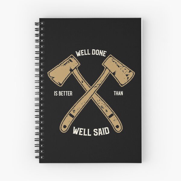 Item preview, Motivational slogan with 2 Brown Axes designed and sold by SimplePickUps.