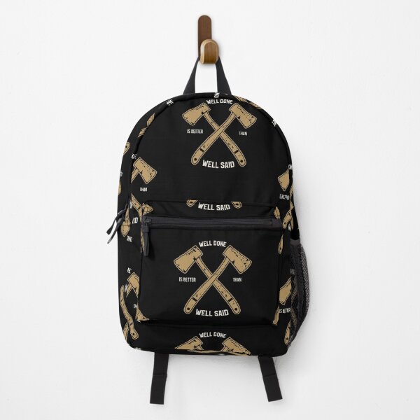 Item preview, Motivational slogan with 2 Brown Axes designed and sold by SimplePickUps.