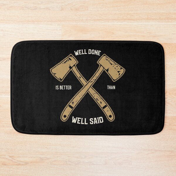 Item preview, Motivational slogan with 2 Brown Axes designed and sold by SimplePickUps.