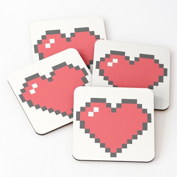 Item preview, Pixelated Vintage Color Heart designed and sold by MixedBagMerch.