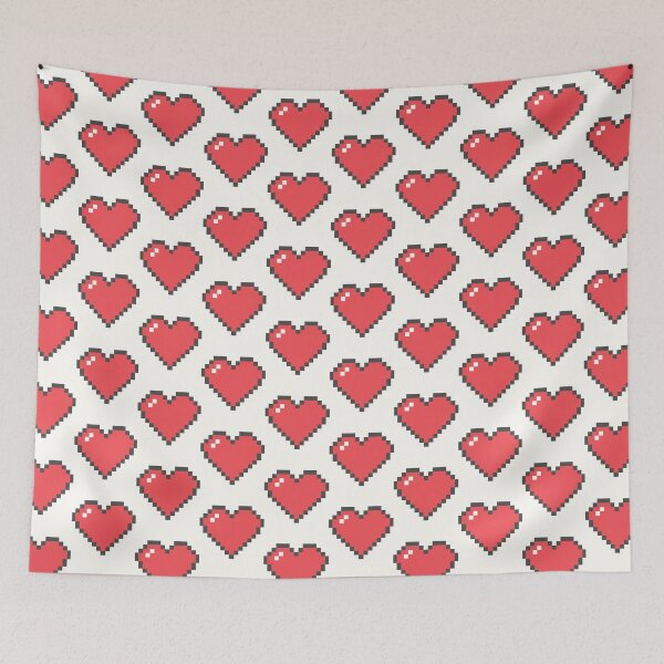 Item preview, Pixelated Vintage Color Heart designed and sold by MixedBagMerch.