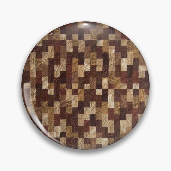 Item preview, Batik patchwork pattern - woodblock Quilted patch batik textile art designed and sold by baligaia.