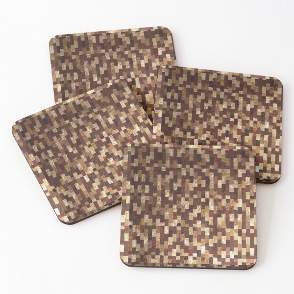 Item preview, Batik patchwork pattern - woodblock Quilted patch batik textile art designed and sold by baligaia.