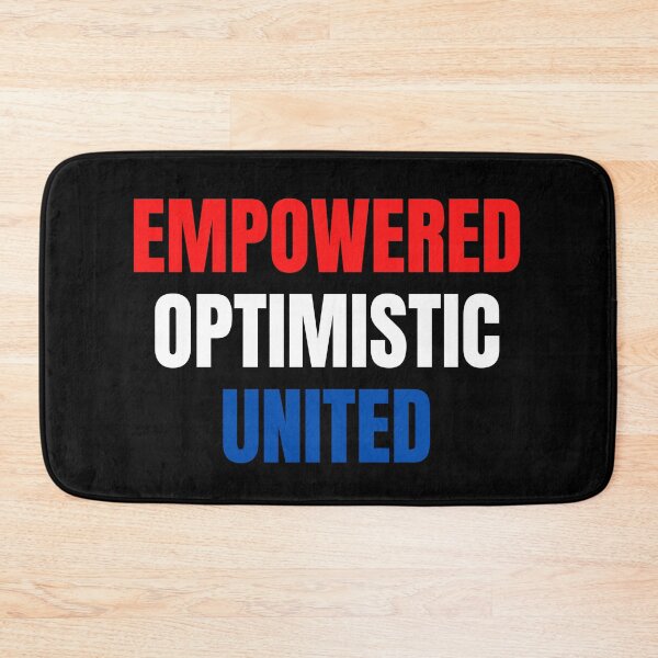 Item preview, Empowered, Optimistic, United Inspiring Patriotic Message designed and sold by Kathy Gerstorff.