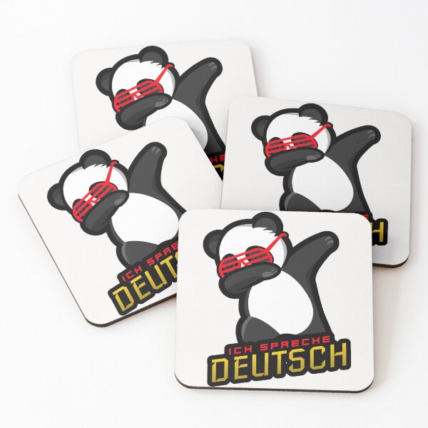 Item preview, Ich spreche Deutsch I speak German Cute Dabbing Panda designed and sold by Time4German.