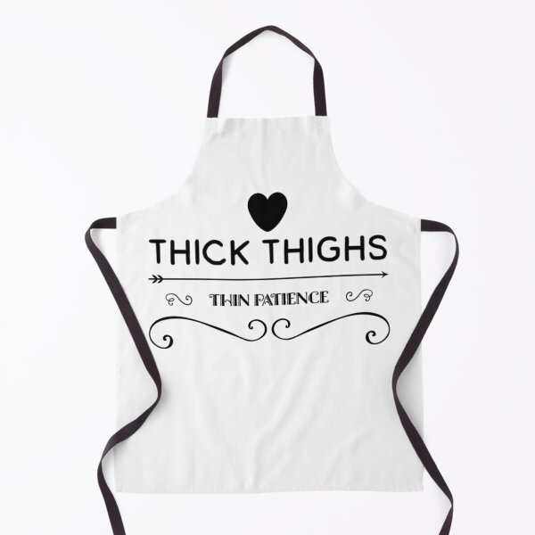 Item preview, Thick Thighs Thin Patience Funny Gym Workout Cute Saying designed and sold by Authenticity-SH.