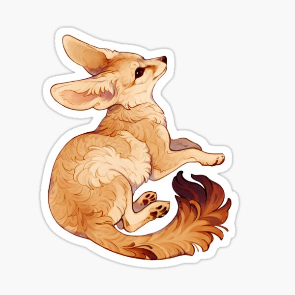 Stickers Sur Le Theme Fennec Fox Redbubble