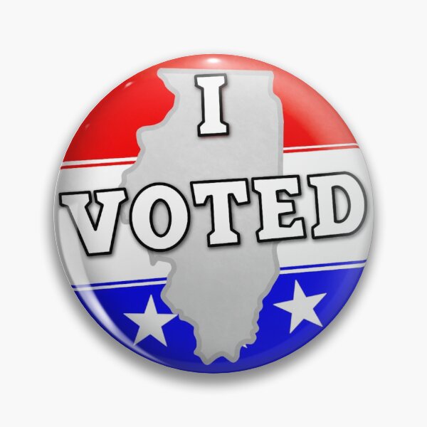 Item preview, Illinois - I Voted designed and sold by @  CC.Creative.Studios.