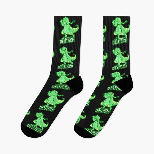 Item preview, I speak German Ich spreche Deutsch Dabbing Dinosaur designed and sold by Time4German.