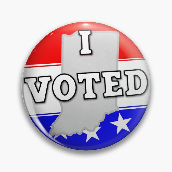 Item preview, Indiana - I Voted designed and sold by @  CC.Creative.Studios.