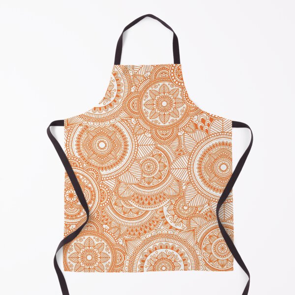 Item preview, orangefloral mandala pattern multiple mandala design designed and sold by Giulia Palazzo.