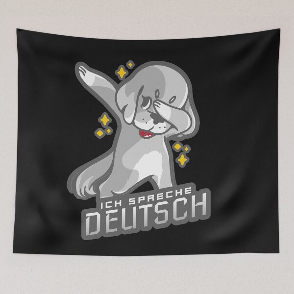 Item preview, I speak German Ich spreche Deutsch Cute Dog designed and sold by Time4German.