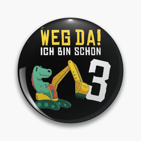 Item preview, Kinder Bagger 3 Geburtstag Jungen Dino designed and sold by JonasDesign.
