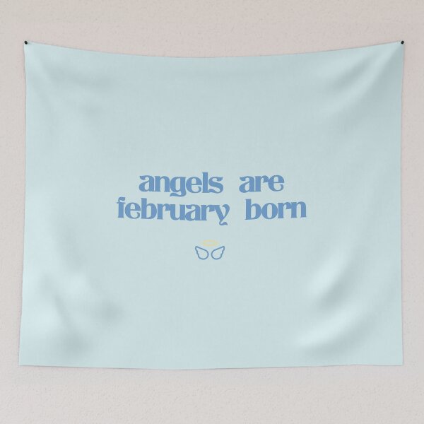 Item preview, Angels are February Born designed and sold by Shujii.