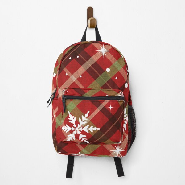 Item preview, red green Christmas Pattern Snowflakes Xmas Snow designed and sold by teeseeds.