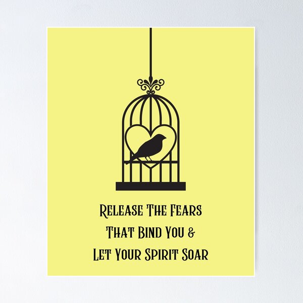 Item preview, Caged Bird - Let Your Spirit Soar designed and sold by HeatherEthereal.