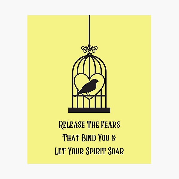 Item preview, Caged Bird - Let Your Spirit Soar designed and sold by HeatherEthereal.