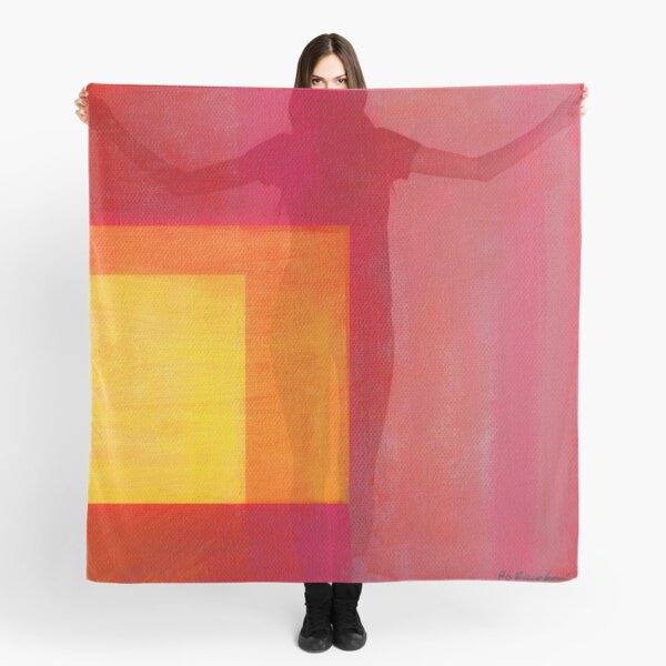 Abstract Painting Lemonade Stand Scarf