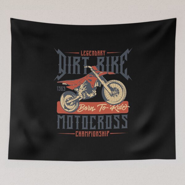 Item preview, Dirt Track Motorcycle - Legendary Motocross designed and sold by Two Left Hands Design.