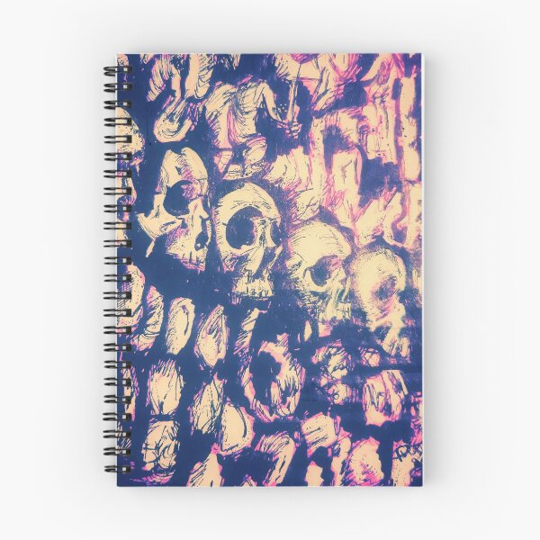 Item preview, Wall of Skulls Punky Pinky designed and sold by PhilippaTomlin.