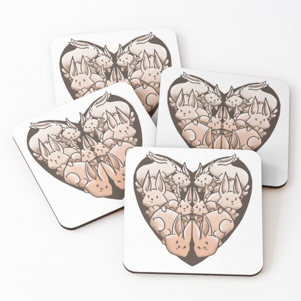 Item preview, A heart full of bunnies. designed and sold by coolnessgod.
