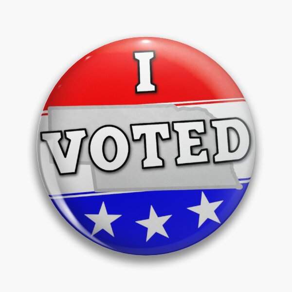 Item preview, Nebraska - I Voted designed and sold by @  CC.Creative.Studios.