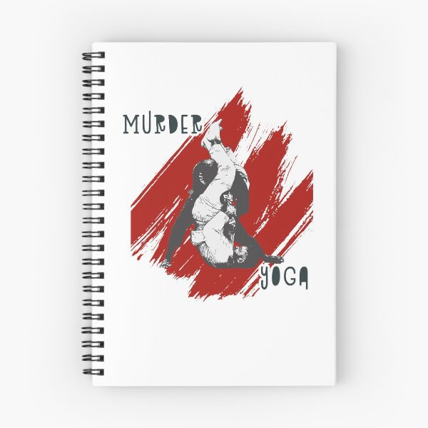 Item preview, Murder Yoga Brazilian Jiu Jitsu With Red Splash designed and sold by PragmaticFalcon.