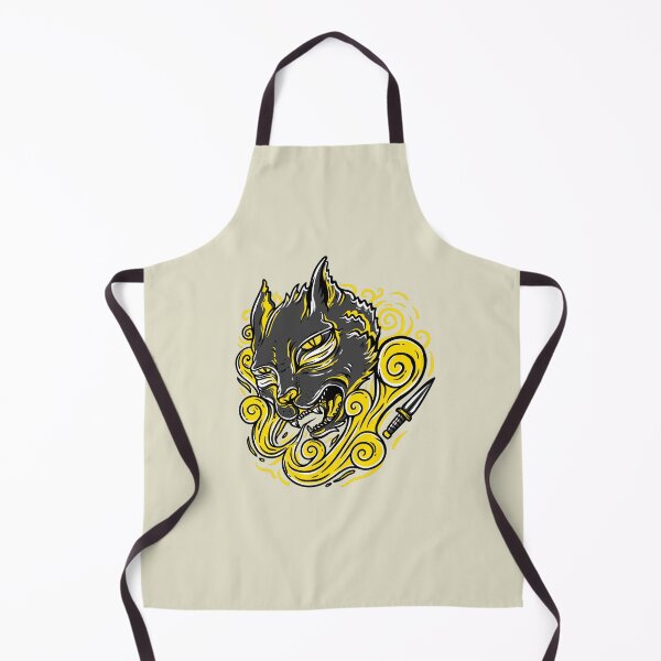 Item preview, Black Cat Gusting Winds And Dagger designed and sold by Mustard Prophet.