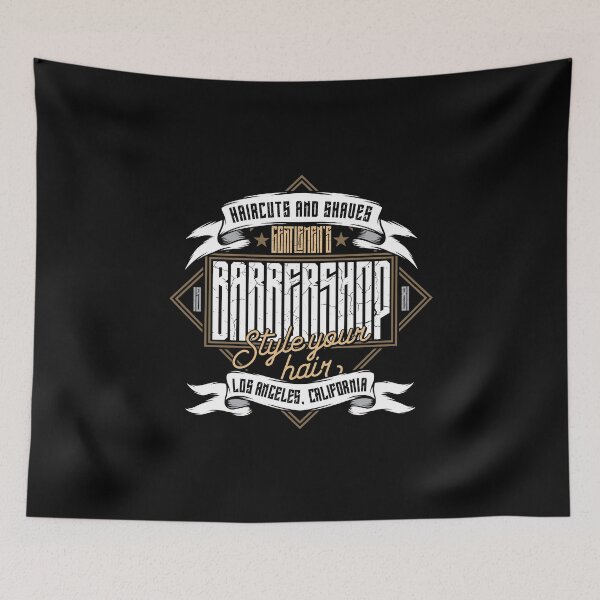 Item preview, Gentlemen's Barbershop - Haircuts And Shaves designed and sold by Two Left Hands Design.