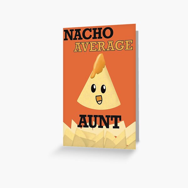 Nacho Average Auntie Funny Chef's Apron Pun Joke Mexican Food Mexico 